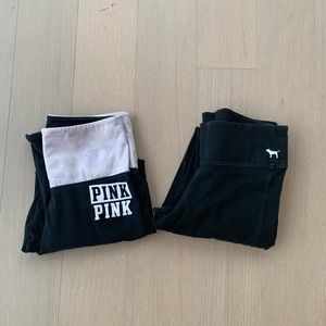 2 Victoria’s Secret PINK leggings
